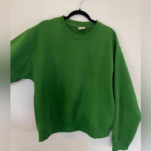 Aritzia Cozy Fleece Perfect Crew Sweatshirt - Picture 2 of 3